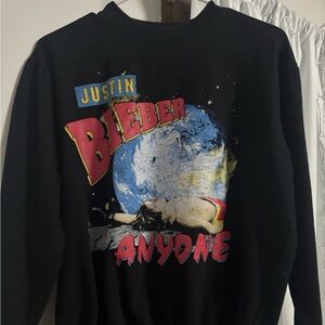 justin bieber tour sweatshirt